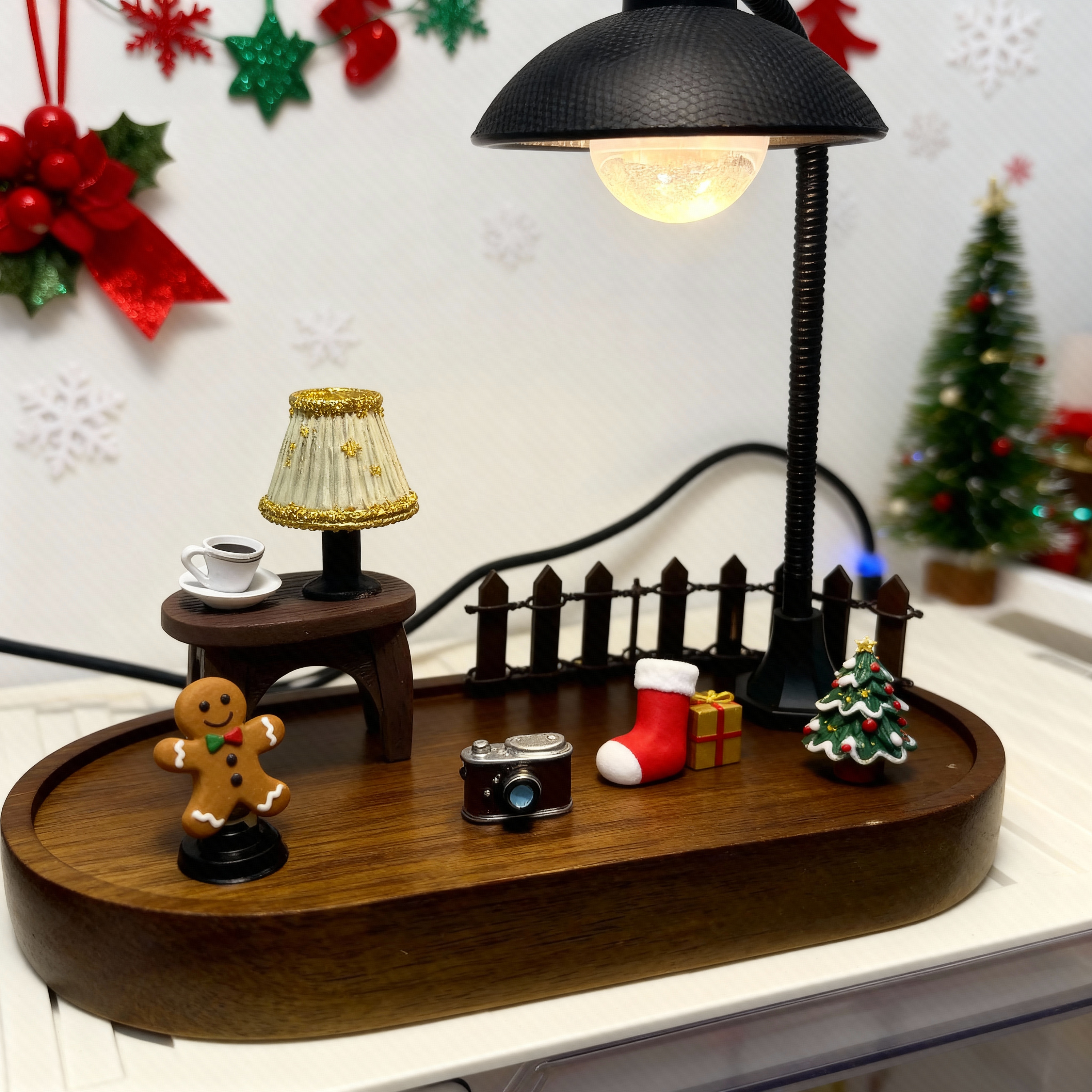 Custom 3D Printed Figure Desk Lamp - Christmas Limited- Night Light-SELL MALL