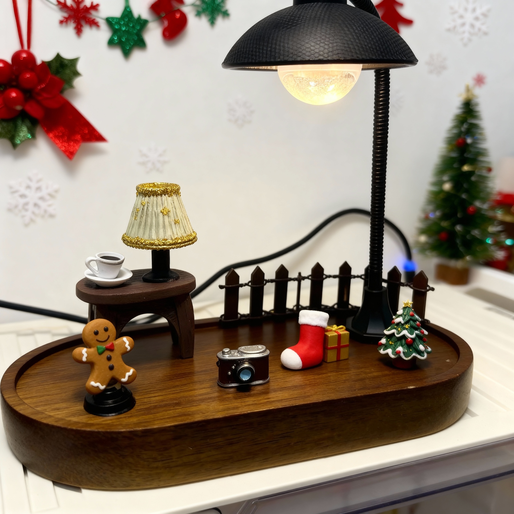 Custom 3D Printed Figure Desk Lamp - Christmas Limited- Night Light-SELL MALL