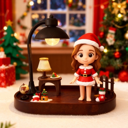 Custom 3D Printed Figure Desk Lamp - Christmas Limited- Night Light-SELL MALL