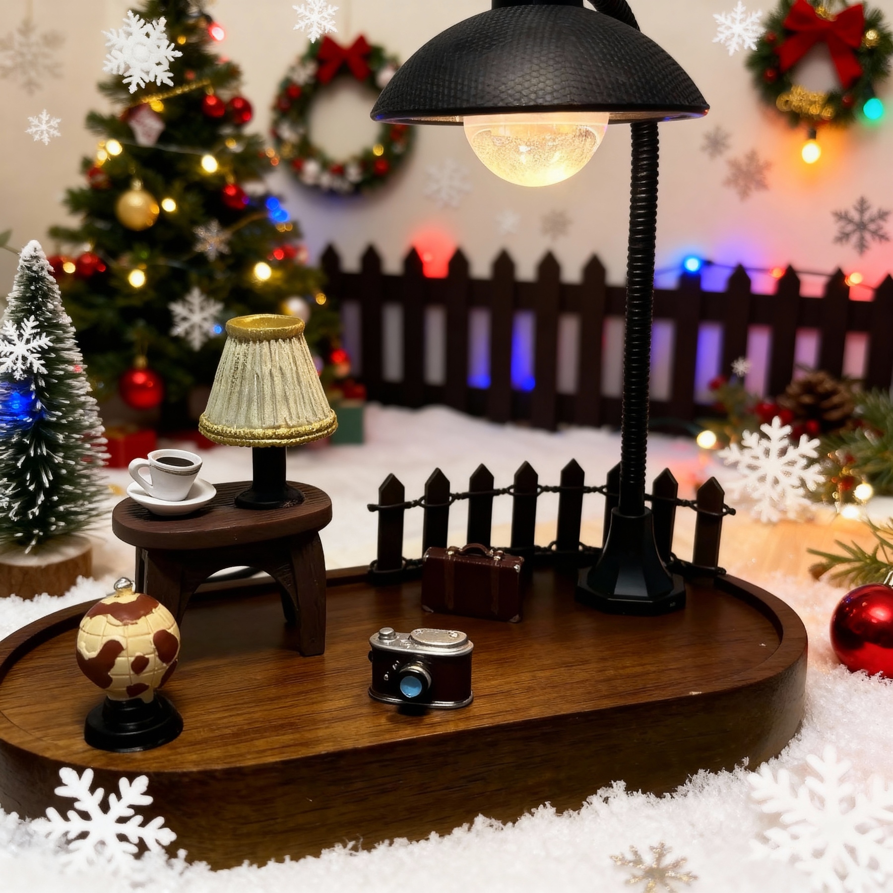 Custom 3D Printed Figure Desk Lamp - Christmas Limited- Night Light-SELL MALL