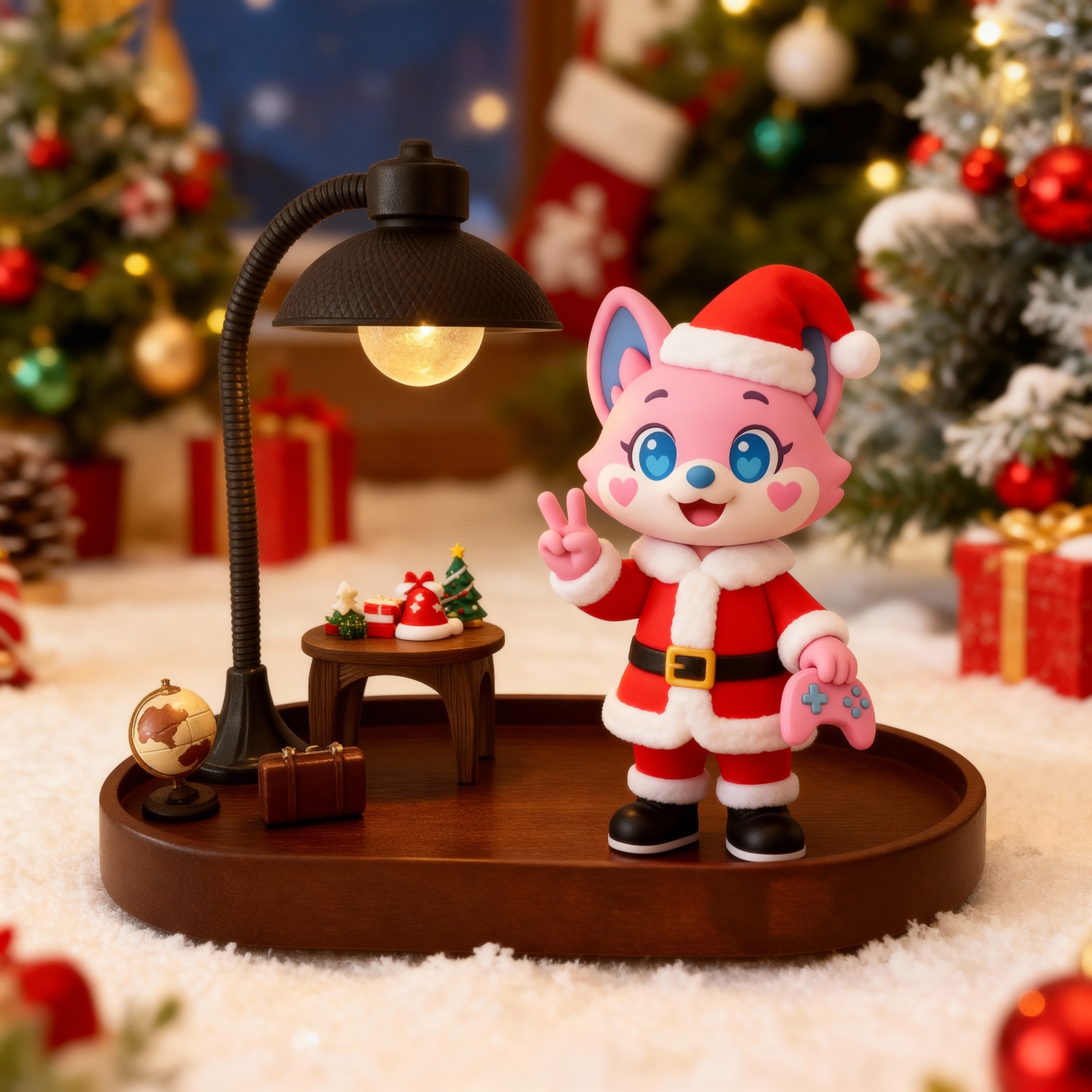 Custom 3D Printed Figure Desk Lamp - Christmas Limited- Night Light-SELL MALL