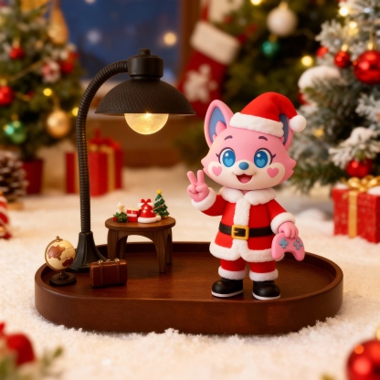Custom 3D Printed Figure Desk Lamp - Christmas Limited- Night Light-SELL MALL