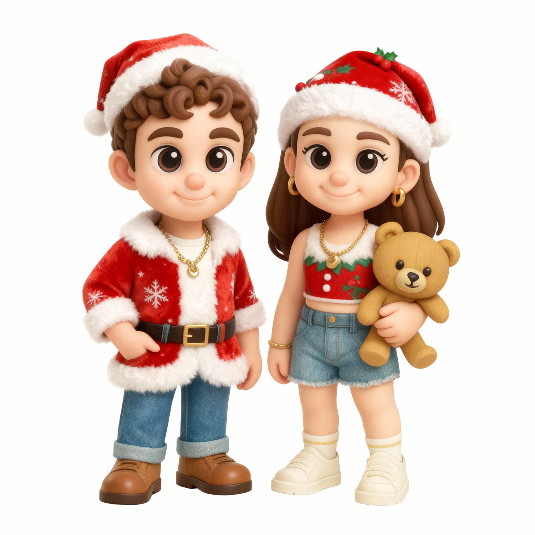 Personalized 3D Mini Figure Bag Charm | Unique Fun Accessory - Christmas Gift & Back to School Item for All Ages-SELLMALL