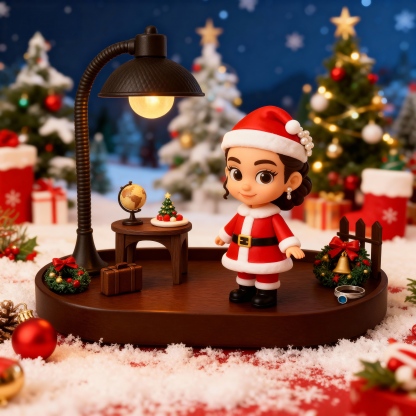 Custom 3D Printed Figure Desk Lamp - Christmas Limited- Night Light-SELL MALL