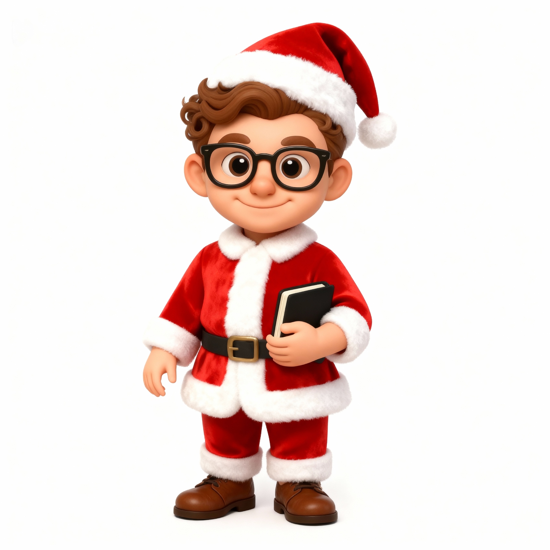 Custom 3D Printed Figure - With Engraved Wooden Base | Personalized Name & Message Stand - Christmas-SELL MALL