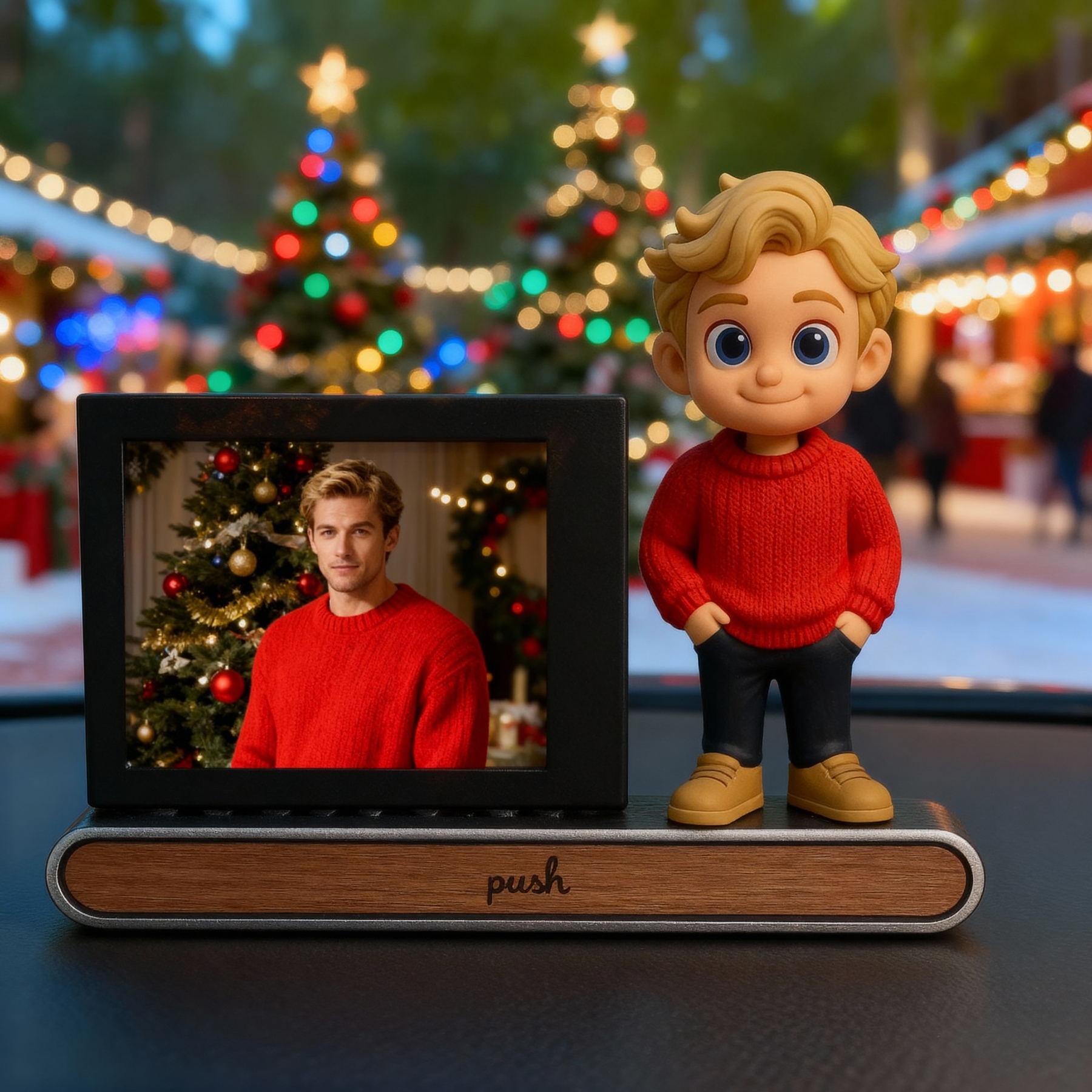 Custom 3D Printed Figure - Car Parking Number Plate - Personalized Phone Number Display - Christmas-SELL MALL