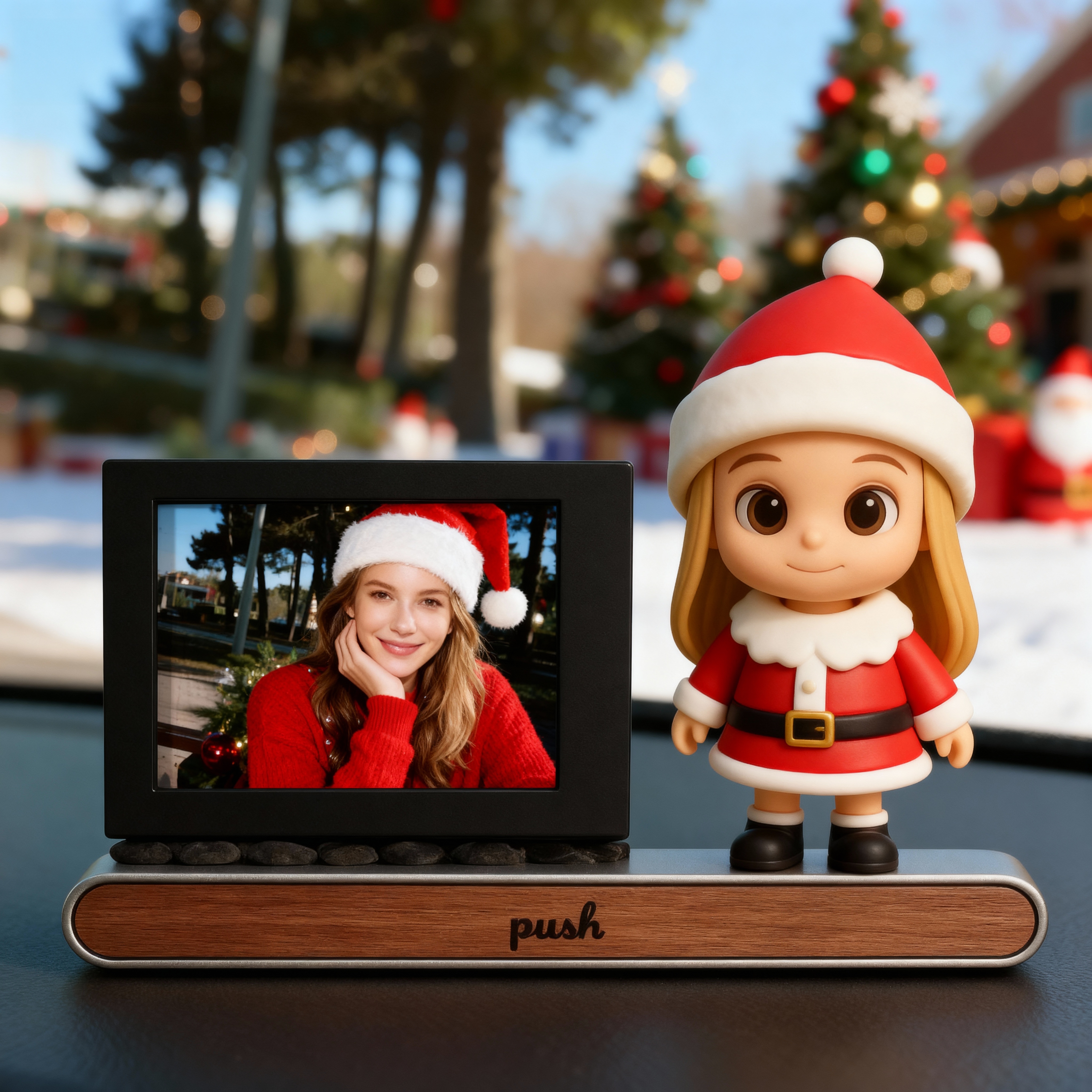 Custom 3D Printed Figure - Car Parking Number Plate - Personalized Phone Number Display - Christmas-SELL MALL