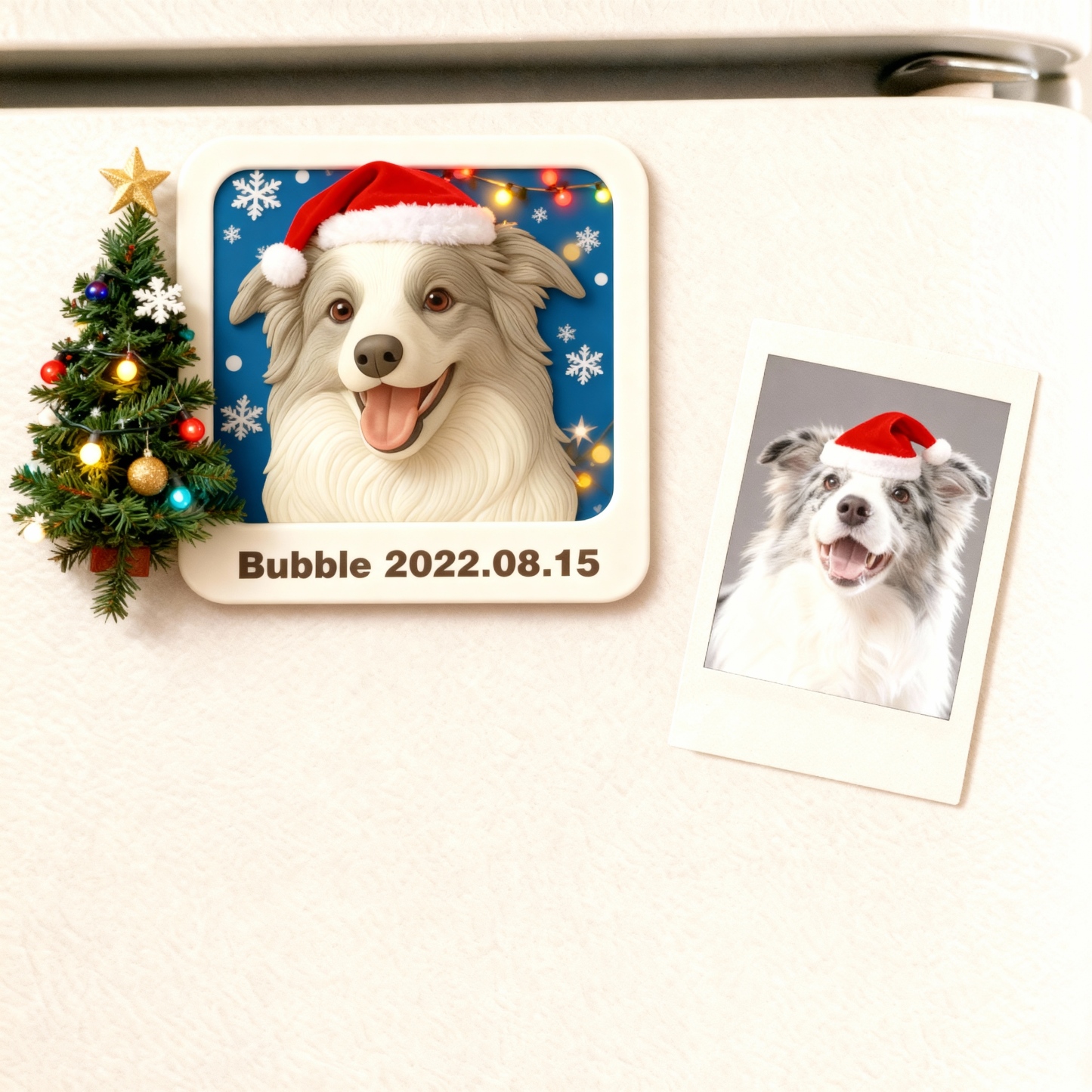 Custom 3D Printed Fridge Magnet - Personalized 3D Mini Character - Christmas-SELL MALL