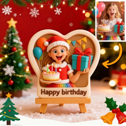 Custom 3D Relief Sculpture - Christmas Engraved Personalized Keepsake-SELL MALL