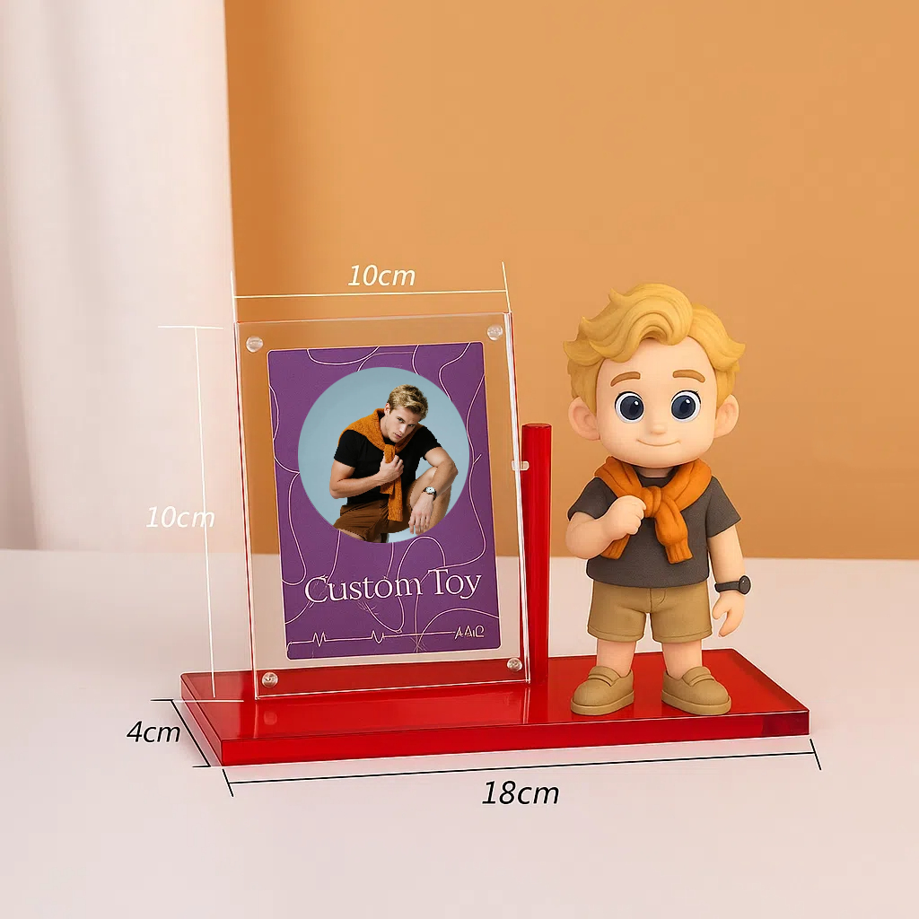 3D Figure Acrylic Display Case - Christmas - Custom Carded Model Showcase-SELL MALL