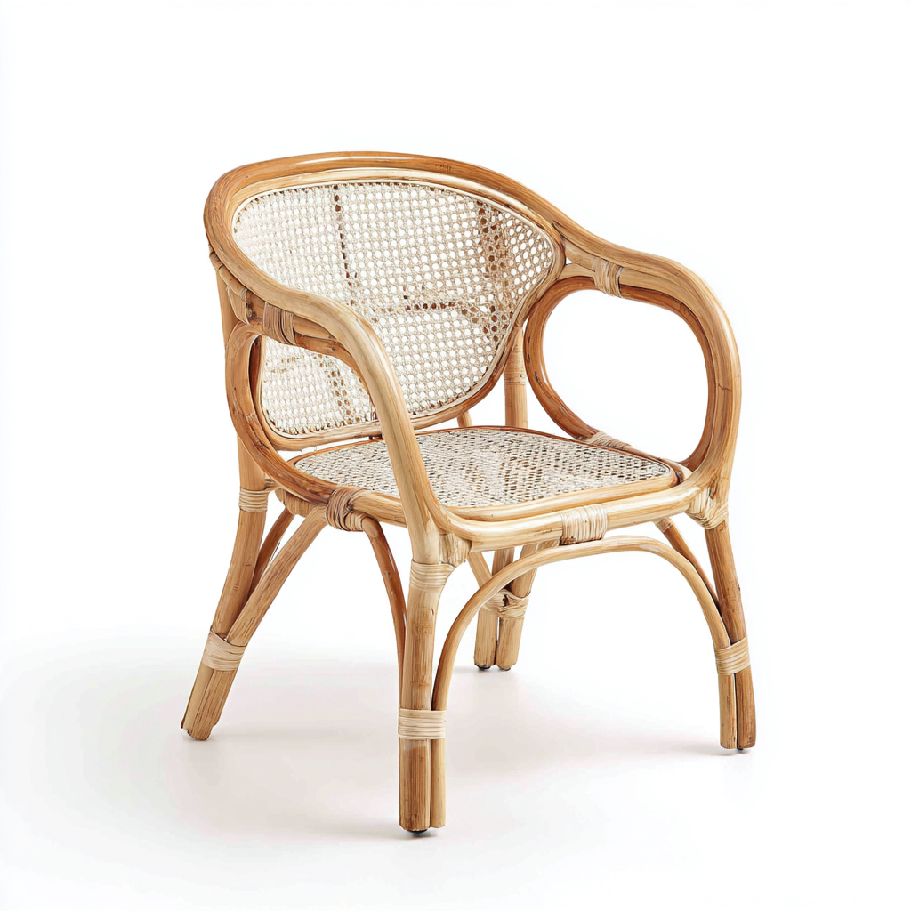 Fauteuil de jardin en rotin tressé 61x66x85 cm - beige - usage intérieur/extérieur - style rétro-Shelterora