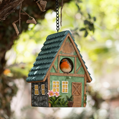 Weatherproof Outdoor Birdhouse – Durable, Eco-Friendly Nesting Box for Wild Birds