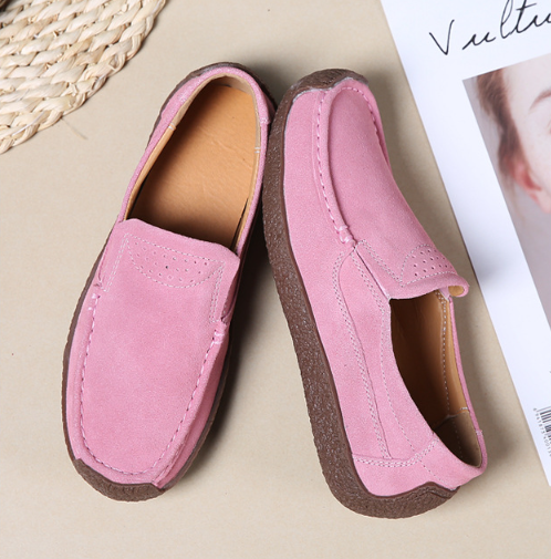 Women’s Soft Suede Comfort Slip-On Loafers