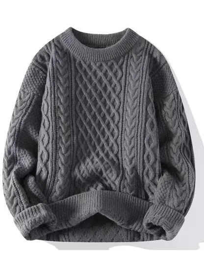 🎄 Clearance Sale 🔥 100% Premium Cashmere Men's Sweater — Classic and Timeless Style