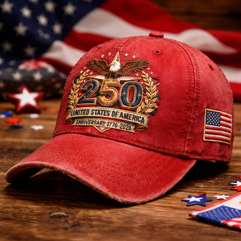 250th Anniversary of the United States Embroidered Cap