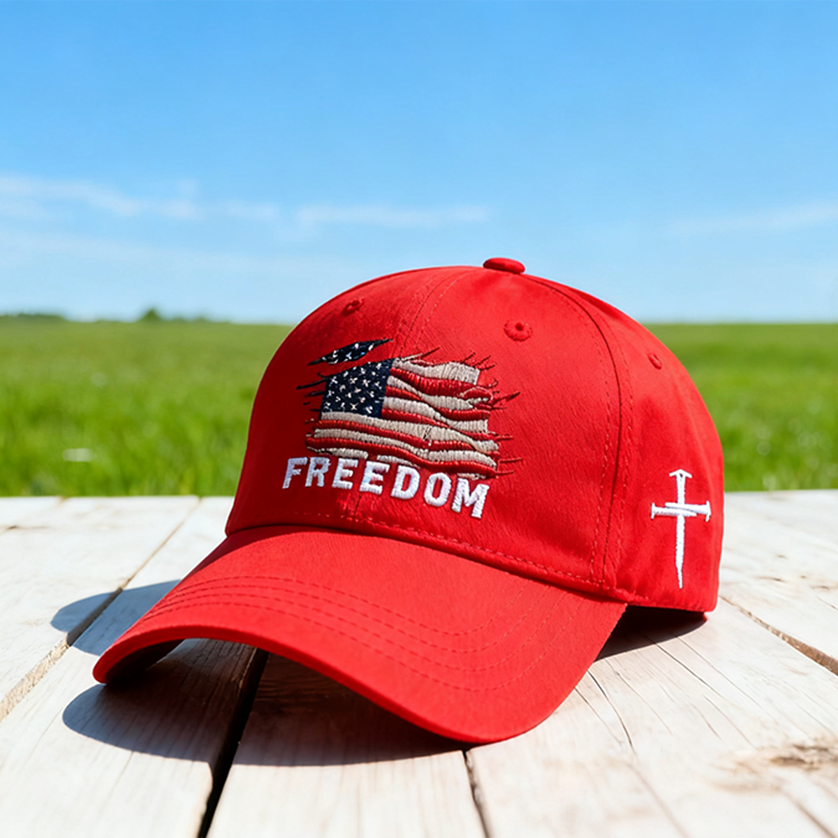 Limited Edition Patriotic American Flag Hat – Unisex Freedom Cap