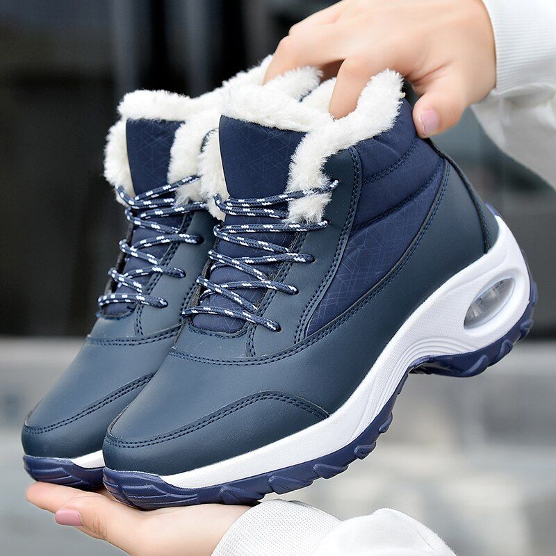 Women's Waterproof Fur-Lined Snow Boots