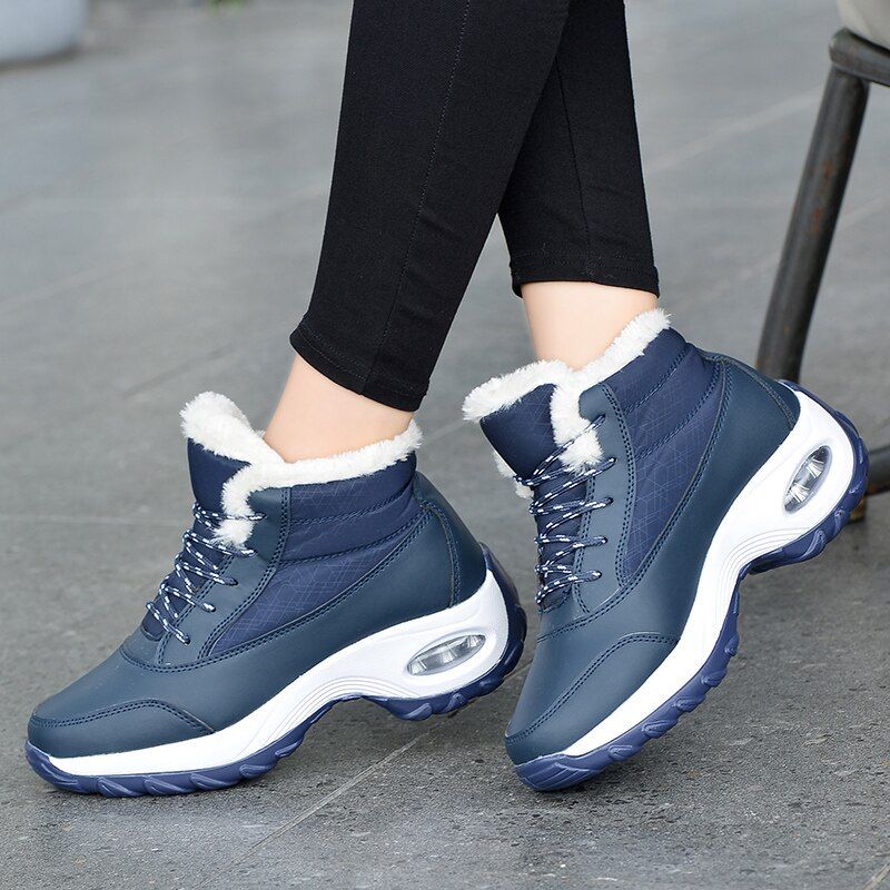 Women's Waterproof Fur-Lined Snow Boots