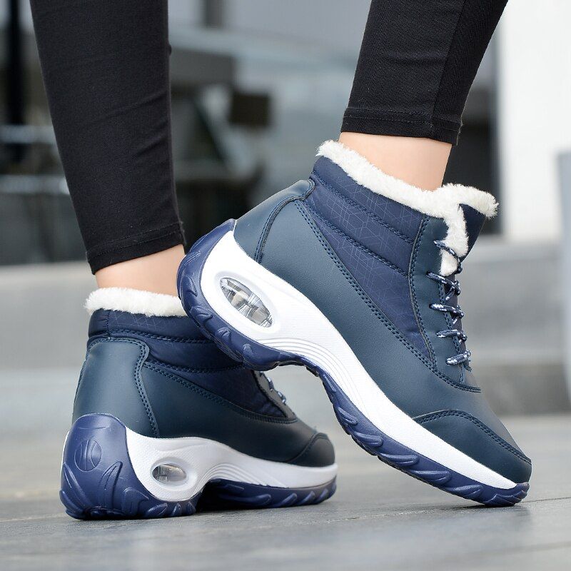 Women's Waterproof Fur-Lined Snow Boots