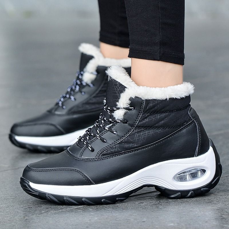 Women's Waterproof Fur-Lined Snow Boots