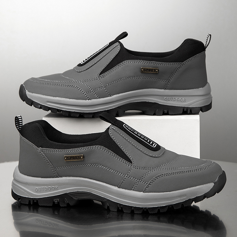 2025 Men's Lightweight Extra Wide Width Orthopedic Hands-Free Foot Pain Relief Slip-on Shoes