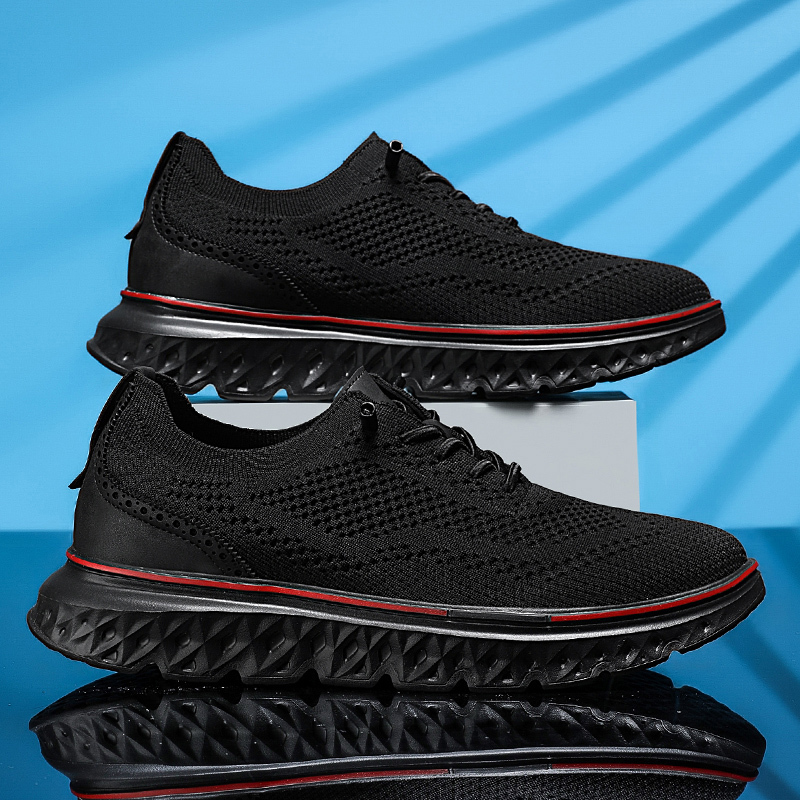 ⏰LAST DAY - 50% OFF🛒Men’s Lightweight Knit Walking Shoes with Cushioned Thick Sole