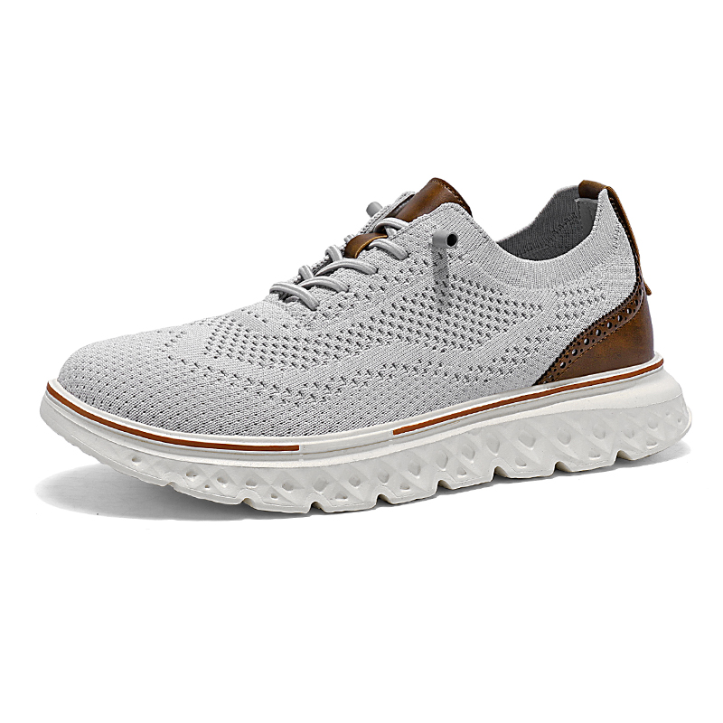 ⏰LAST DAY - 50% OFF🛒Men’s Lightweight Knit Walking Shoes with Cushioned Thick Sole