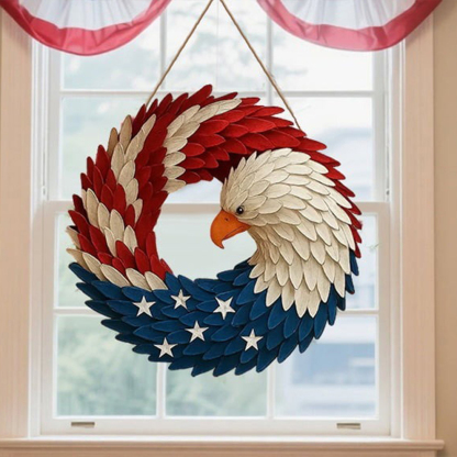 Don't Miss Out! Celebrate America's 250 Years of Service and Heritage with the Limited-Edition Eagle Wreath!