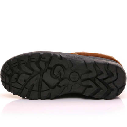 Men's Comfortable Waterproof Warm Cow Leather Snow Boots
