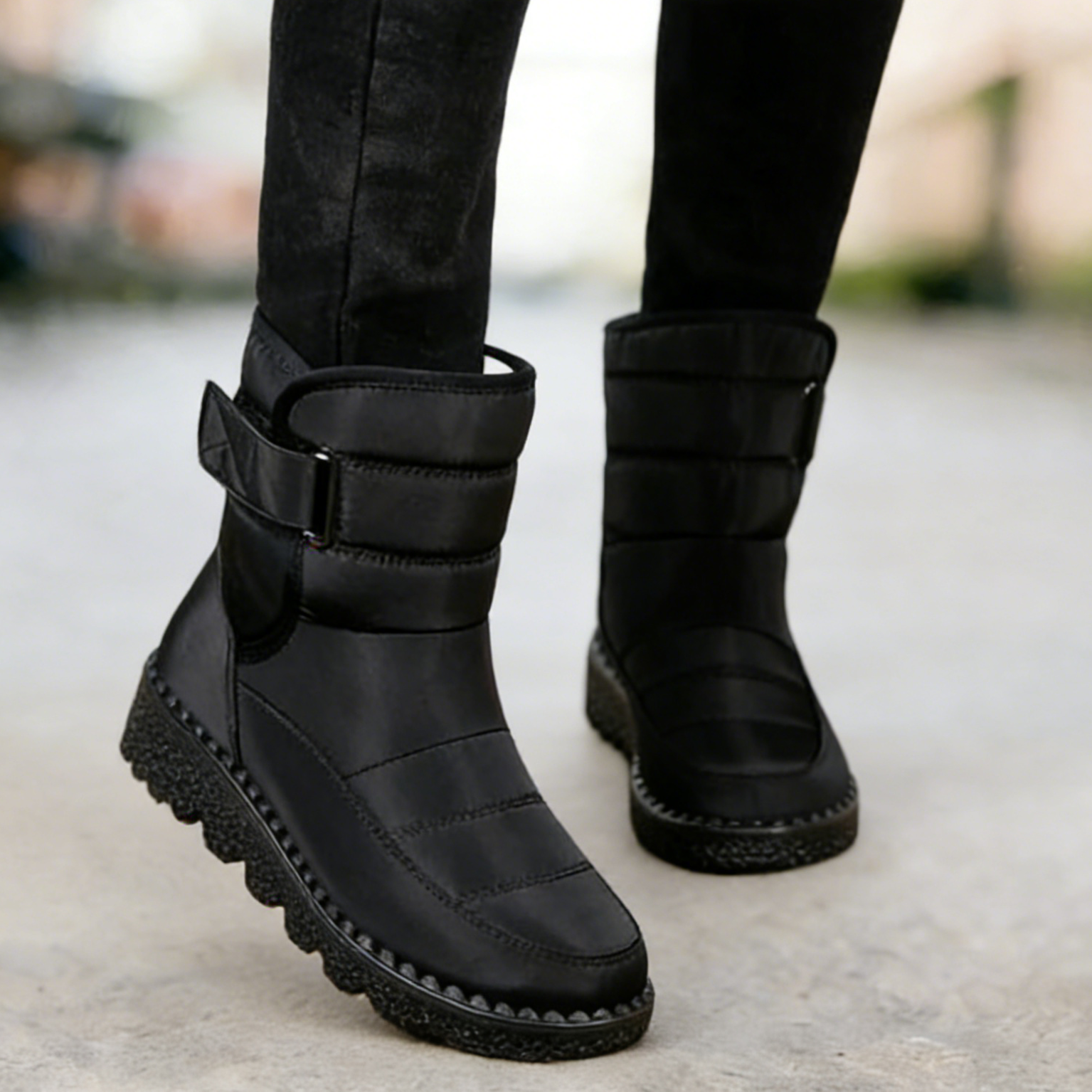 Women’s Winter Warm Fleece-Lined Ankle Boots
