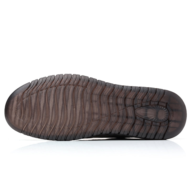 Premium Genuine Leather Slip-On Comfort Loafers – Lightweight & Arch Support Design for Business, Casual & Driving Wear