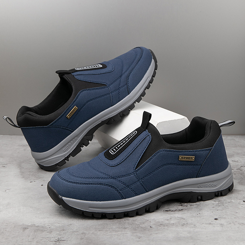 2025 Men's Lightweight Extra Wide Width Orthopedic Hands-Free Foot Pain Relief Slip-on Shoes