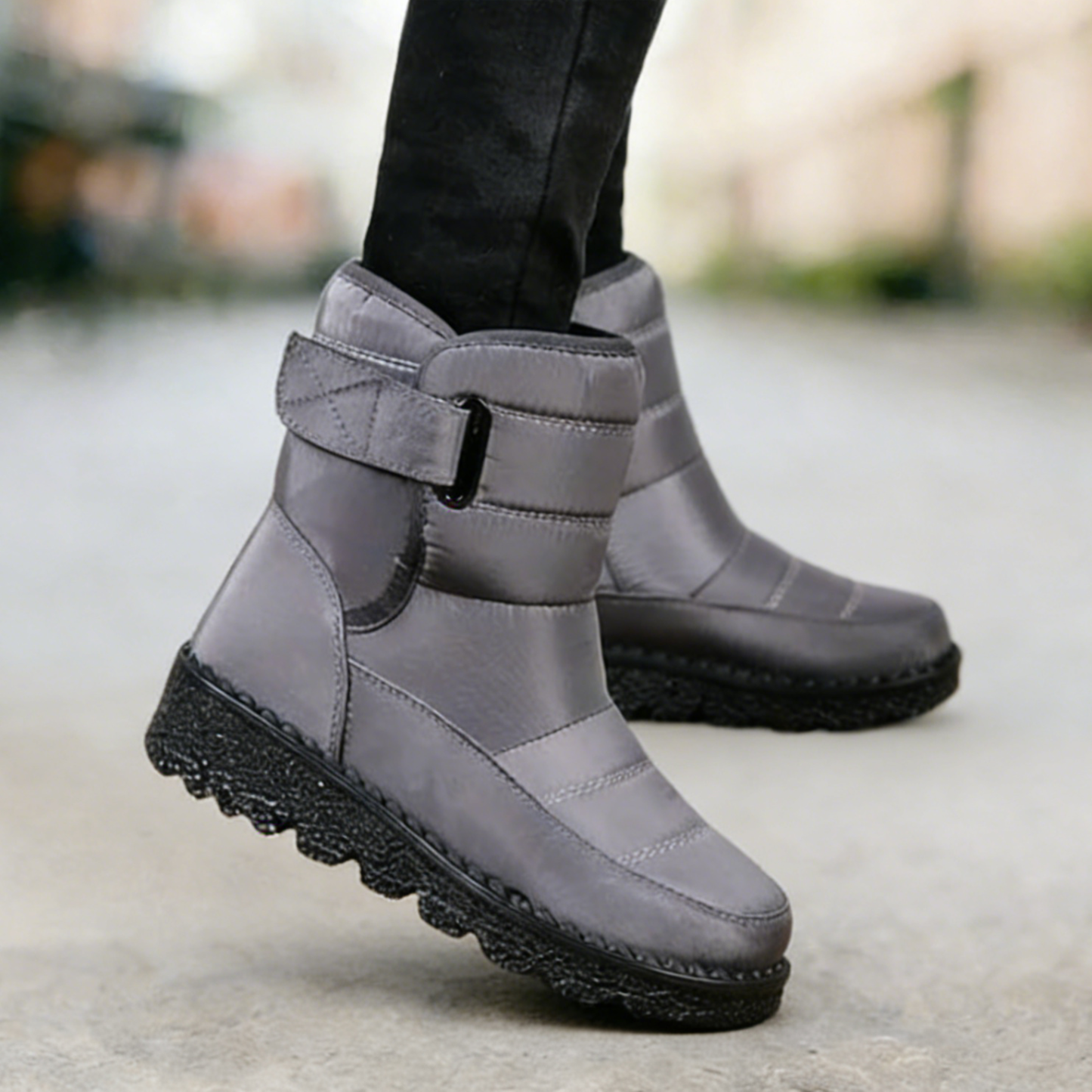Women’s Winter Warm Fleece-Lined Ankle Boots