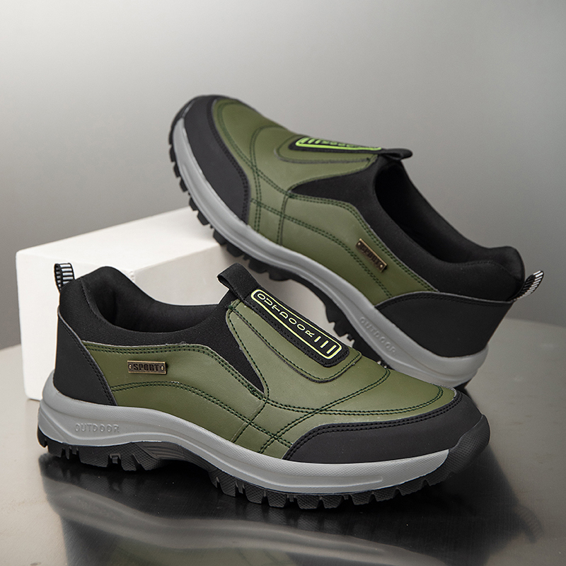 2025 Men's Lightweight Extra Wide Width Orthopedic Hands-Free Foot Pain Relief Slip-on Shoes