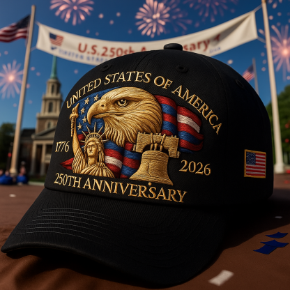 Eagle & Liberty – United States 250th Anniversary Hat