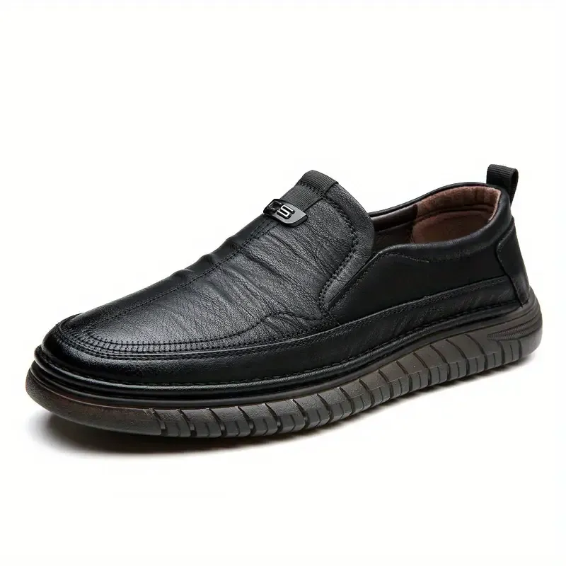 Premium Genuine Leather Slip-On Comfort Loafers – Lightweight & Arch Support Design for Business, Casual & Driving Wear