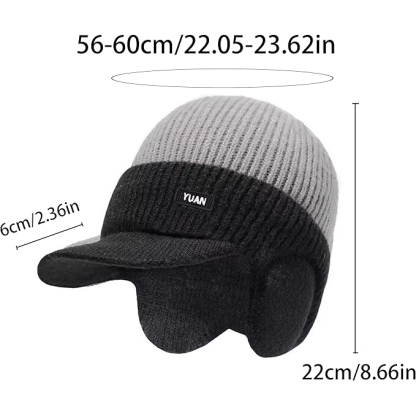 ☃️Elastic Warm Ear Protection Knitted Hat