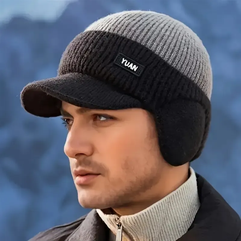 ☃️Elastic Warm Ear Protection Knitted Hat