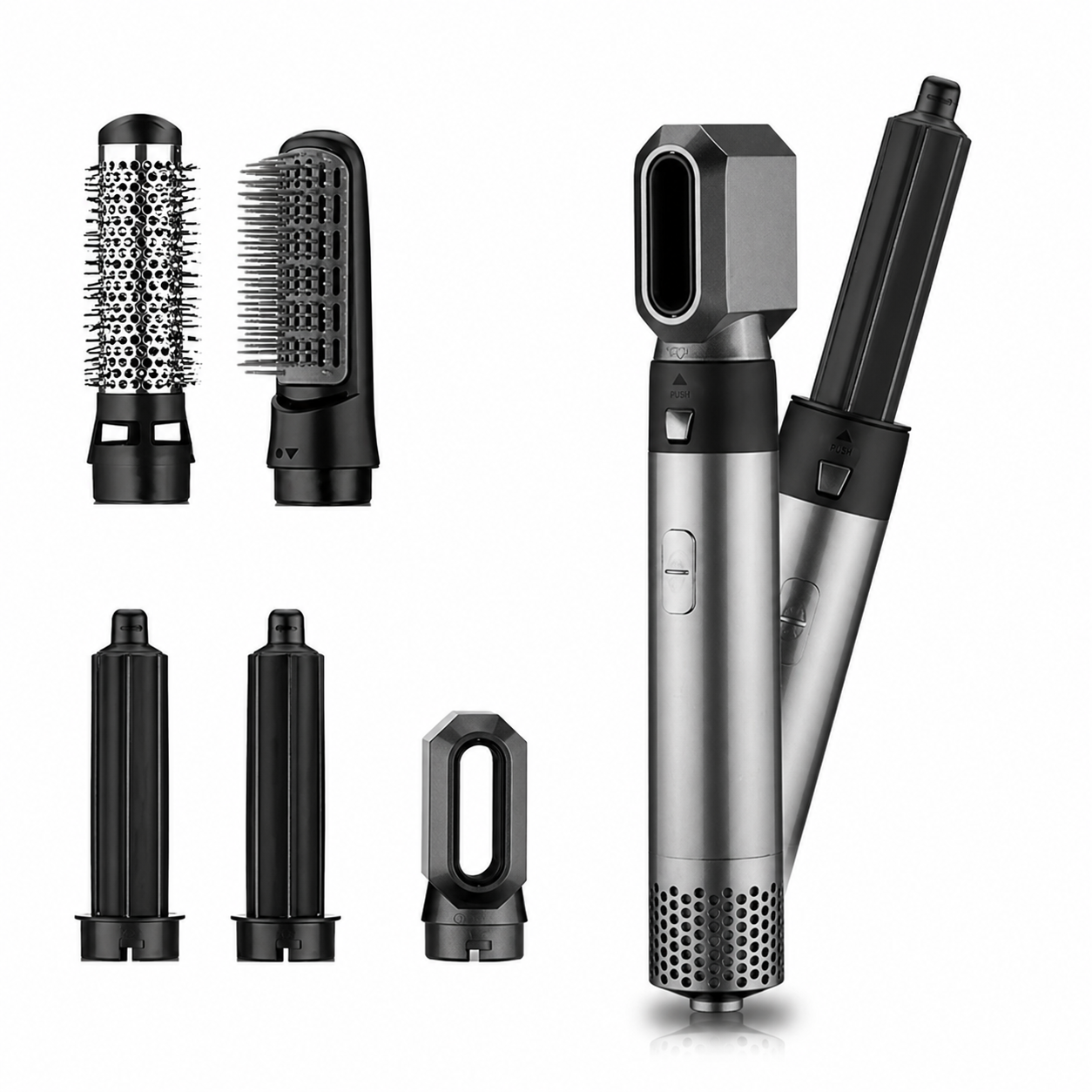 Estoremax 5 IN 1 Hair Styler Dryer Comb and Styling Tool for Curly Hair, Straightening, Curling, Drying, Combing,