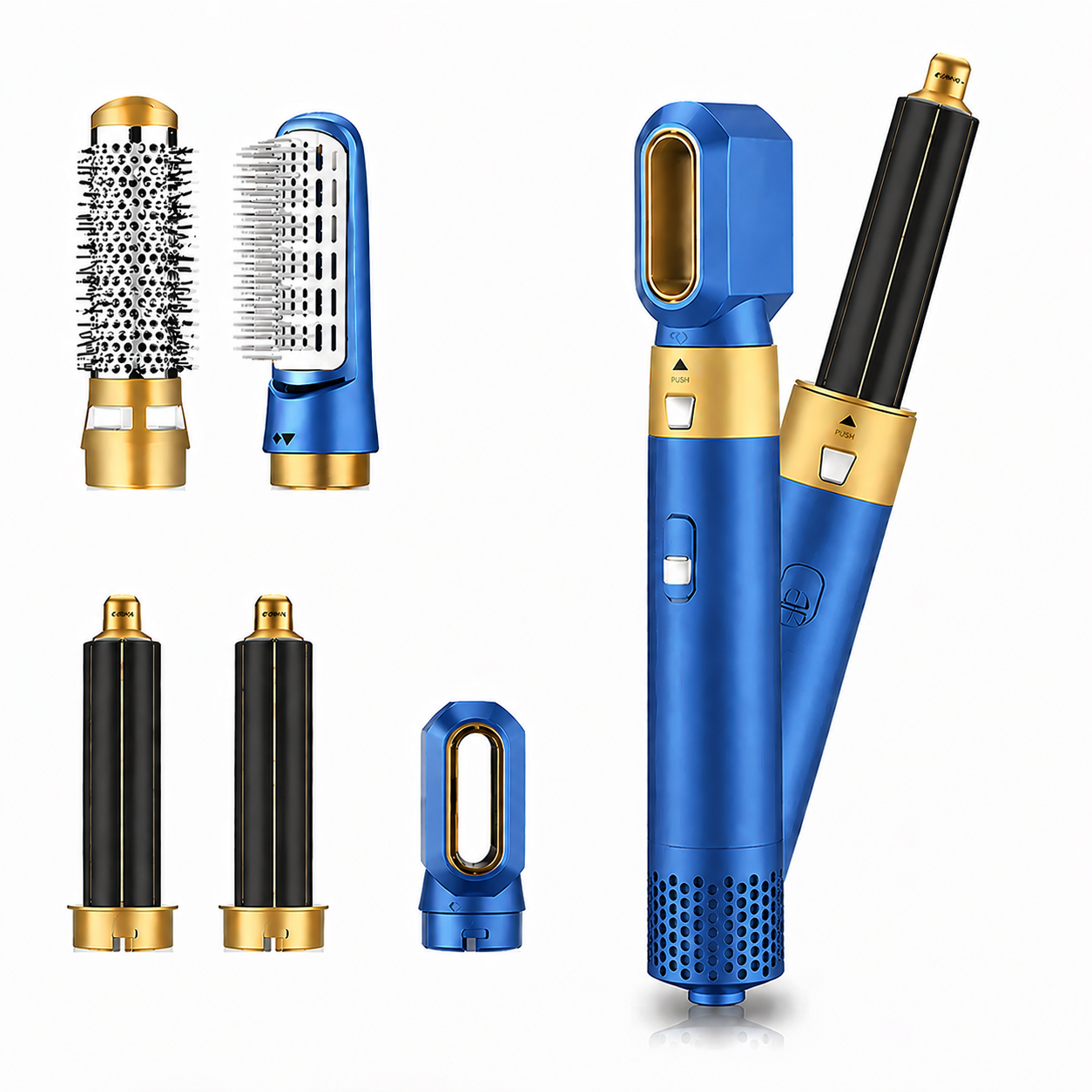Estoremax 5 IN 1 Hair Styler Dryer Comb and Styling Tool for Curly Hair, Straightening, Curling, Drying, Combing,