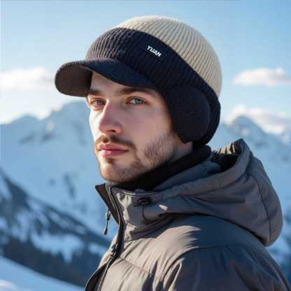 ☃️Elastic Warm Ear Protection Knitted Hat