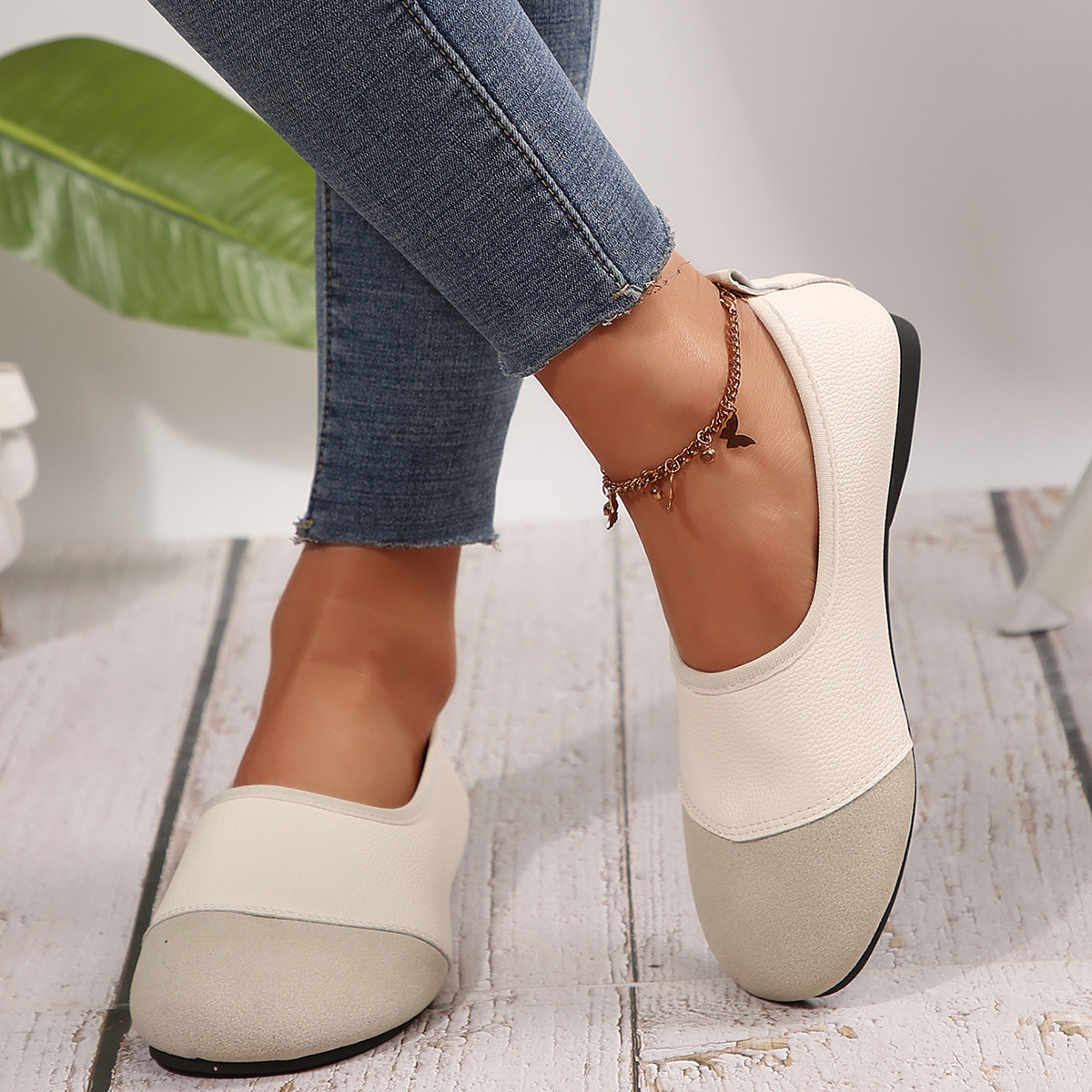 Women’s Slip-On Comfort Loafers – Easy Slip-On, Soft Upper, Flat & Supportive, Fleece or Non-Fleece