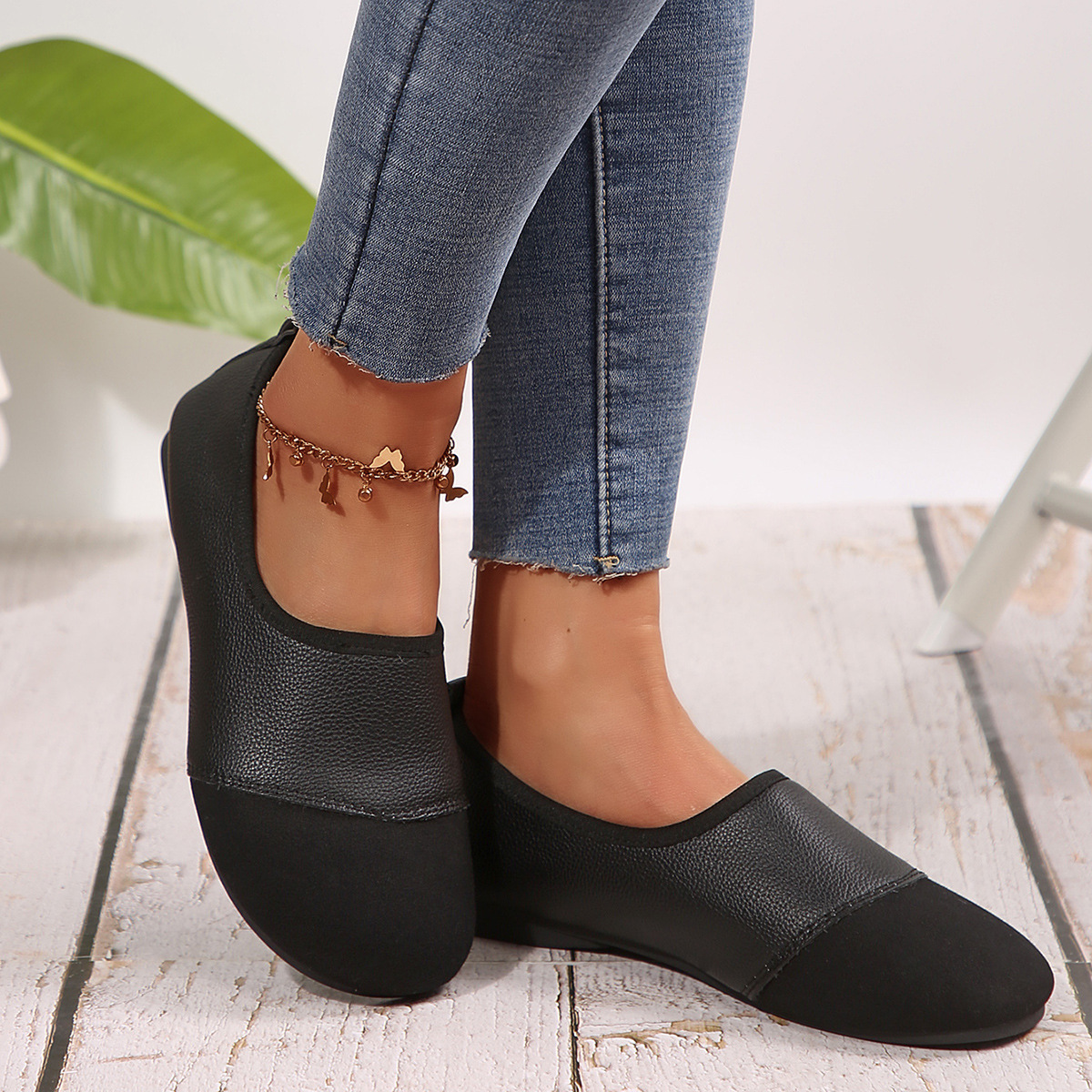 Women’s Slip-On Comfort Loafers – Easy Slip-On, Soft Upper, Flat & Supportive, Fleece or Non-Fleece