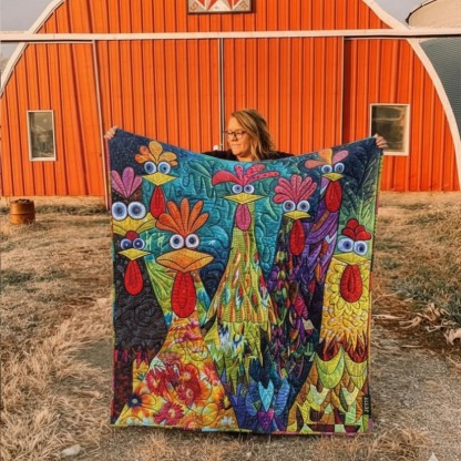 Vintage Quilted Blanket 🛋️ – Limited Time Sale ⏳