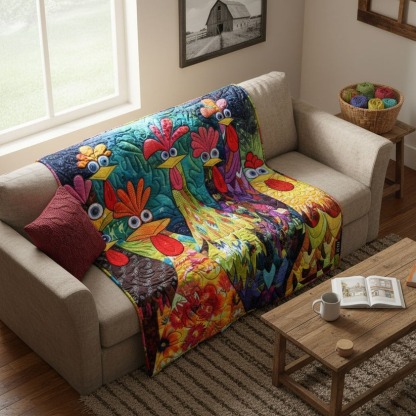 Vintage Quilted Blanket 🛋️ – Limited Time Sale ⏳