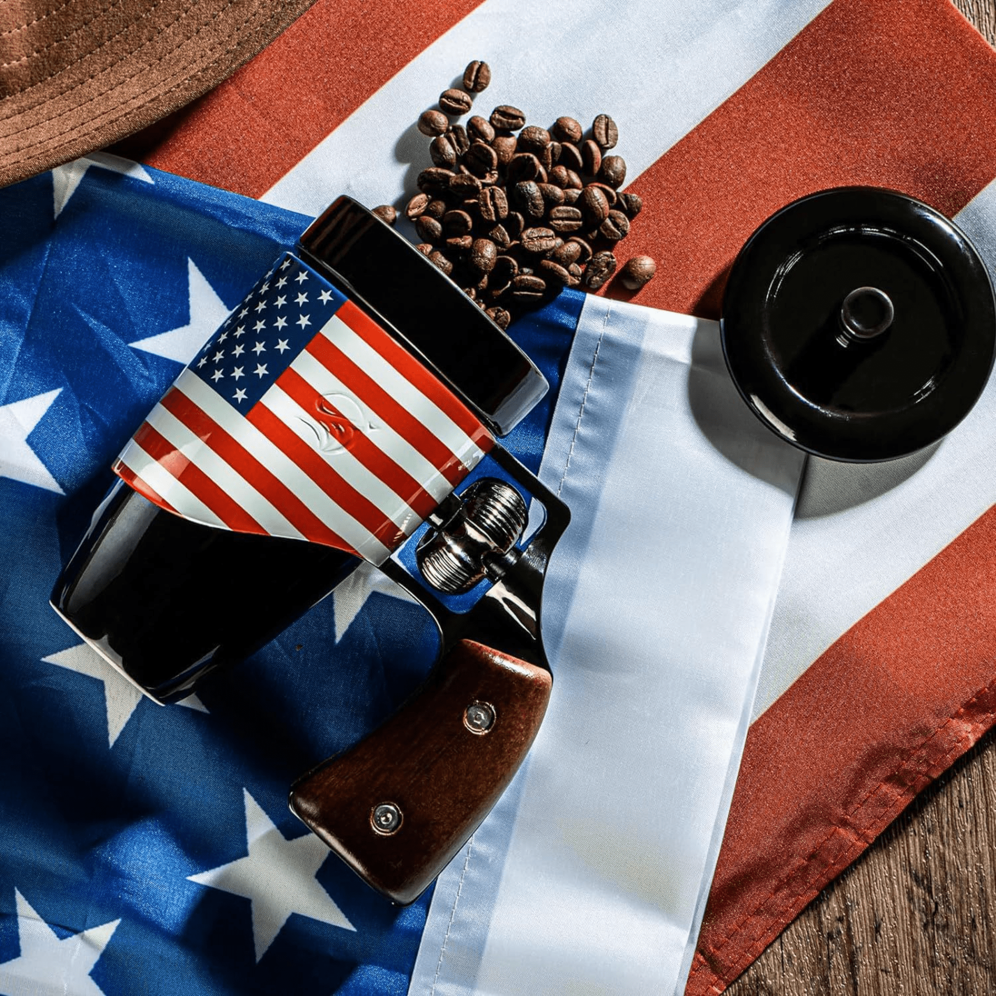 Multi-Purpose Unique Ceramic Mug with Revolver Handle – 500 ml