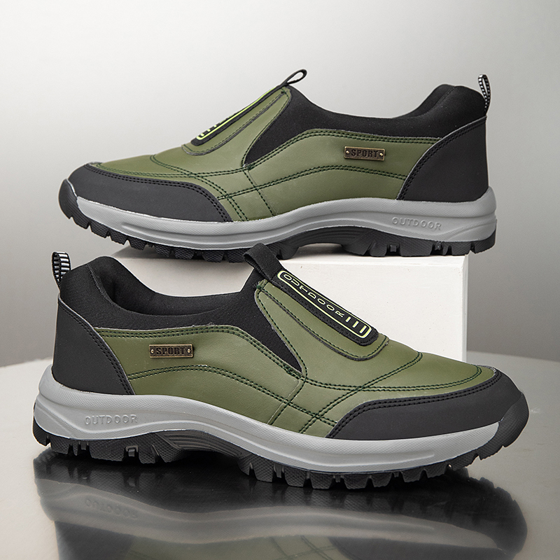 2025 Men's Lightweight Extra Wide Width Orthopedic Hands-Free Foot Pain Relief Slip-on Shoes