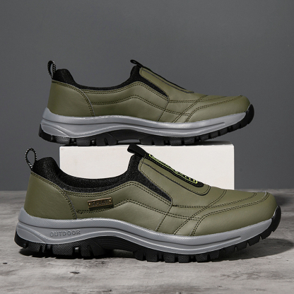 2025 Men's Lightweight Extra Wide Width Orthopedic Hands-Free Foot Pain Relief Slip-on Shoes