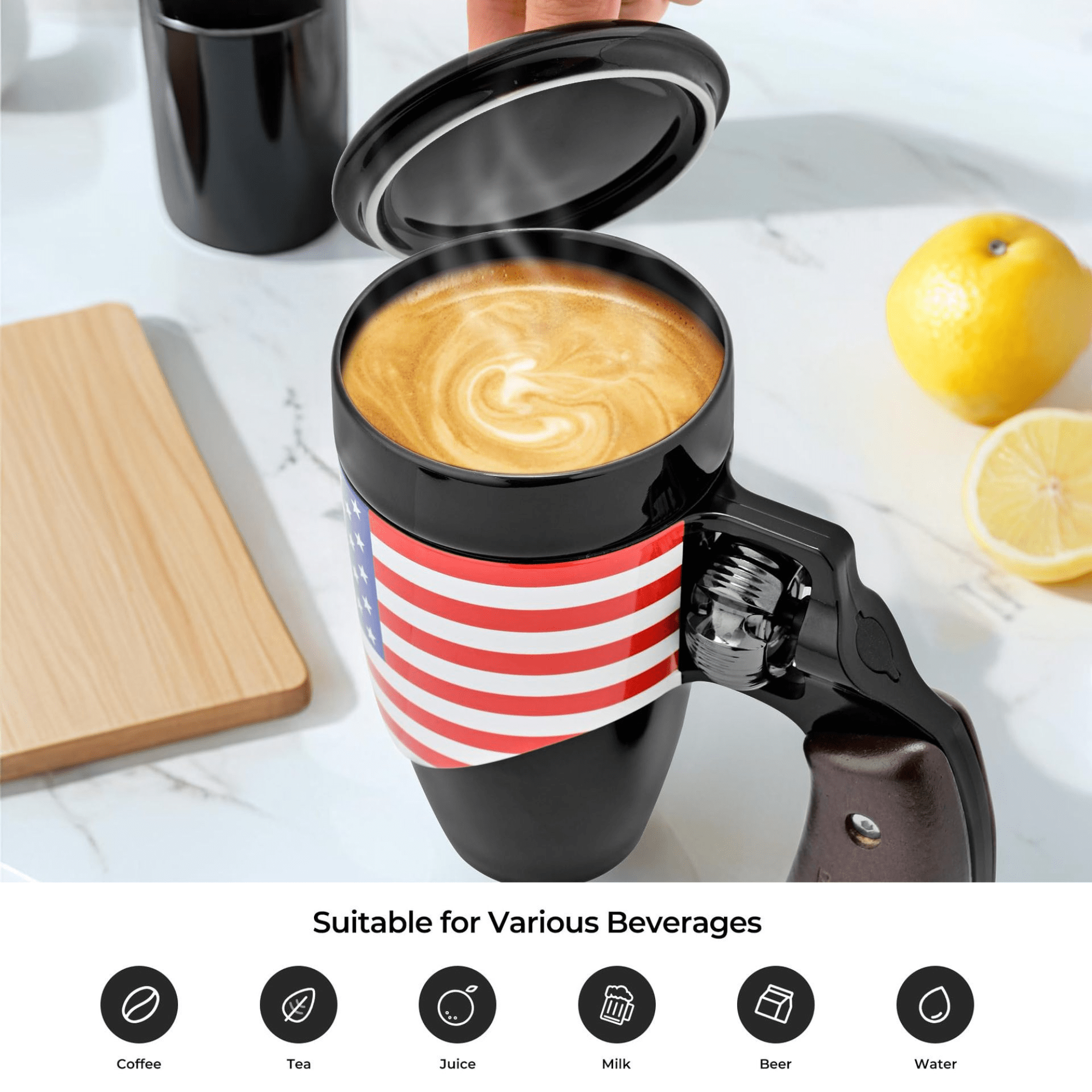 Multi-Purpose Unique Ceramic Mug with Revolver Handle – 500 ml