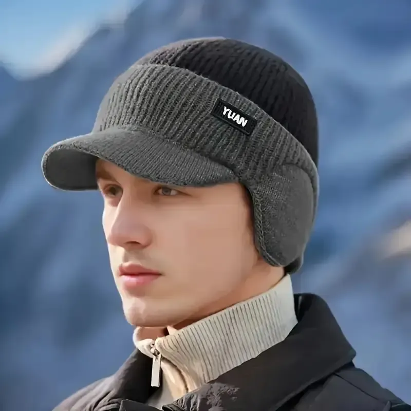 ☃️Elastic Warm Ear Protection Knitted Hat